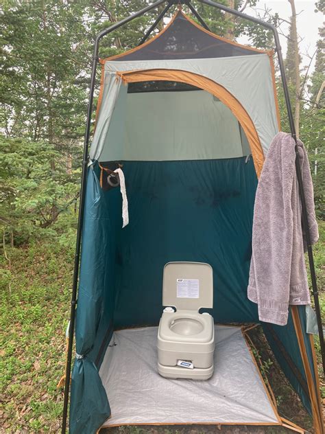 Aqua magic camping toilet